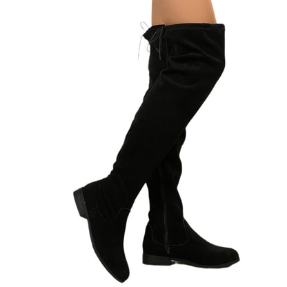 👢 Bottes Hautes Grandes Tailles Femme – Style Martin Chic