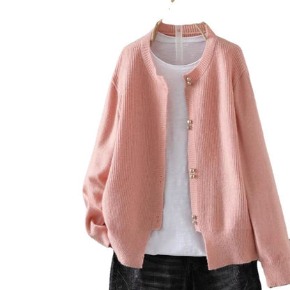 🧶 Cardigan Femme en Maille – Style Classique Automne | XL-Charmes