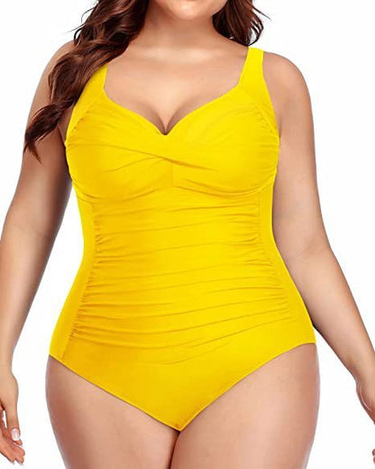 🩱 Maillot Une Pièce Grande Taille – Élégant & Sculptant | XL-Charmes