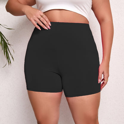 🩳 Short de Sport Femme Grande Taille – Taille Haute, Élastique & Gainant | XL-Charmes