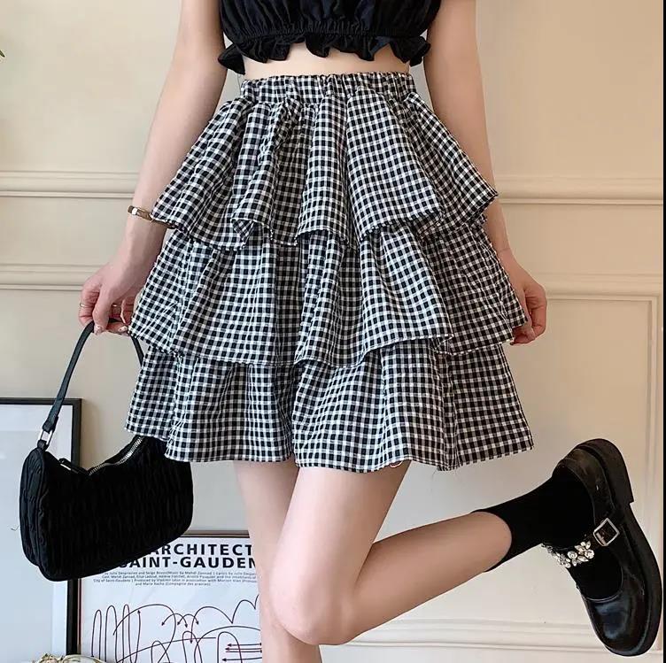 🩳 Jupe à Volants Grande Taille – Style “Cake Skirt” Duveteux
