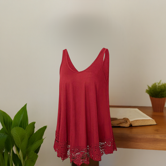 👚 Débardeur Décontracté Femme – Haut Sans Manche Grande Taille