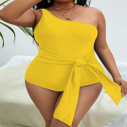 👙 Maillot Une Pièce Grande Taille Femme – Style Européen & Américain