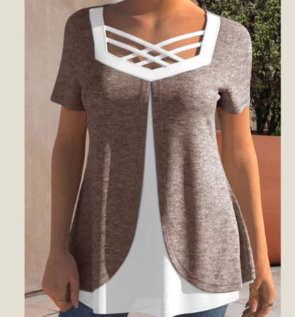 👚 T-shirt 3D Femme Grande Taille – Effet Couleur Changeante