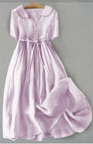 👗 Robe Décontractée Femme – Ample & Légère en Coton et Lin | XL-Charmes