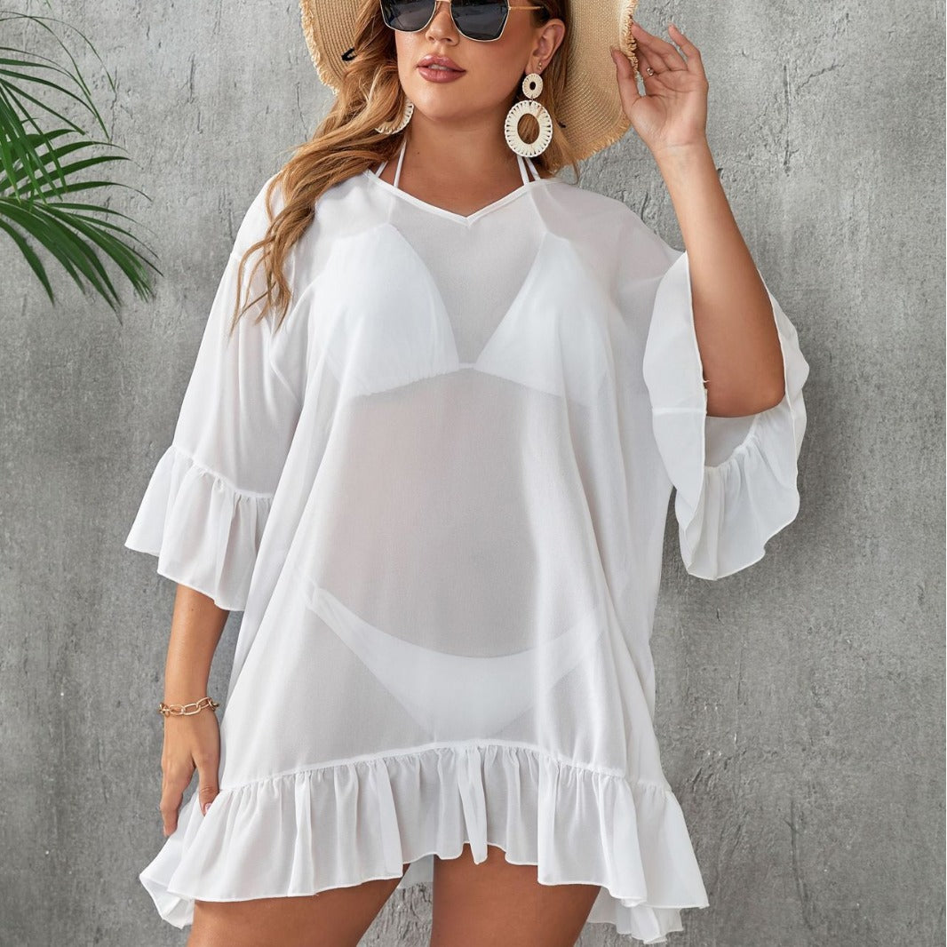 👗 Robe de Plage Femme – Protection Solaire & Transparente | XL-Charmes