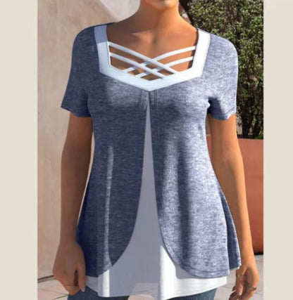 👚 T-shirt 3D Femme Grande Taille – Effet Couleur Changeante