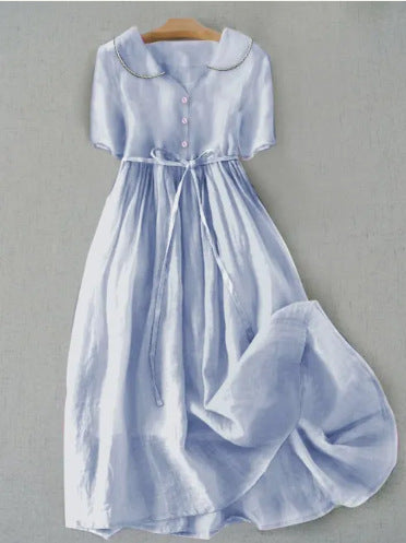 👗 Robe Décontractée Femme – Ample & Légère en Coton et Lin | XL-Charmes