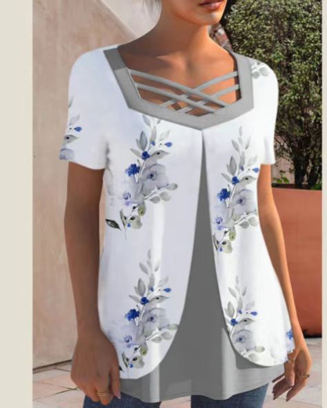 👚 T-shirt 3D Femme Grande Taille – Effet Couleur Changeante