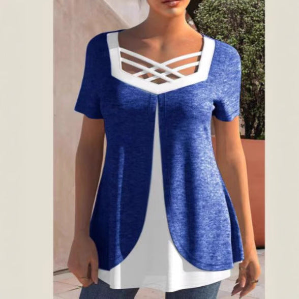 👚 T-shirt 3D Femme Grande Taille – Effet Couleur Changeante