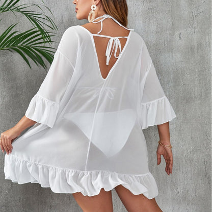👗 Robe de Plage Femme – Protection Solaire & Transparente | XL-Charmes