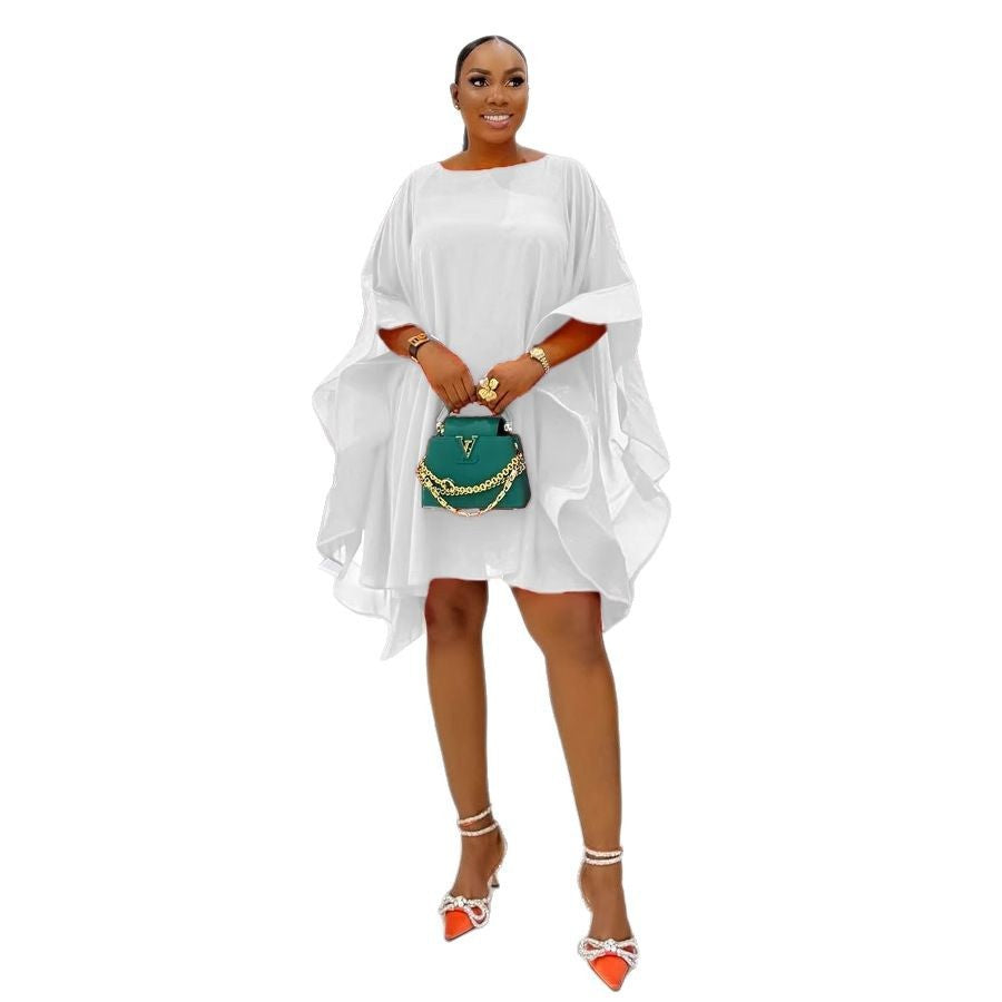 👗 Robe Cape Ample Femme en Mousseline – Élégance Légère | XL-Charmes