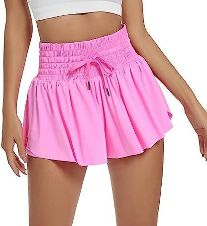 🩳 Short Sport Taille Haute Femme – Uni & Confort Estival | XL-Charmes