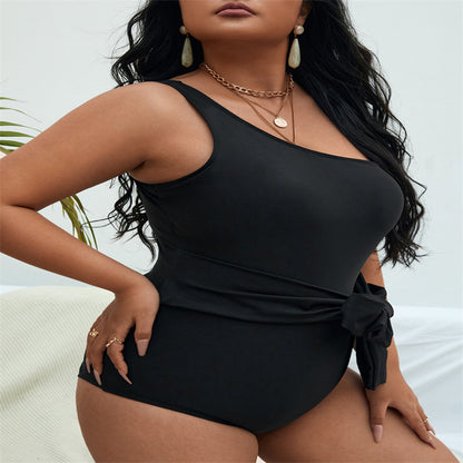 👙 Maillot Une Pièce Grande Taille Femme – Style Européen & Américain
