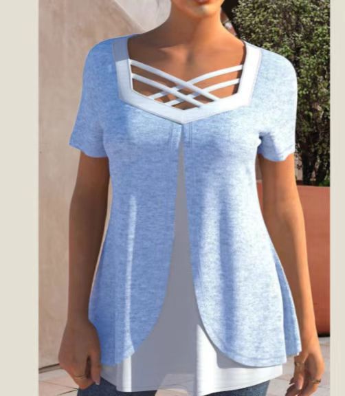 👚 T-shirt 3D Femme Grande Taille – Effet Couleur Changeante