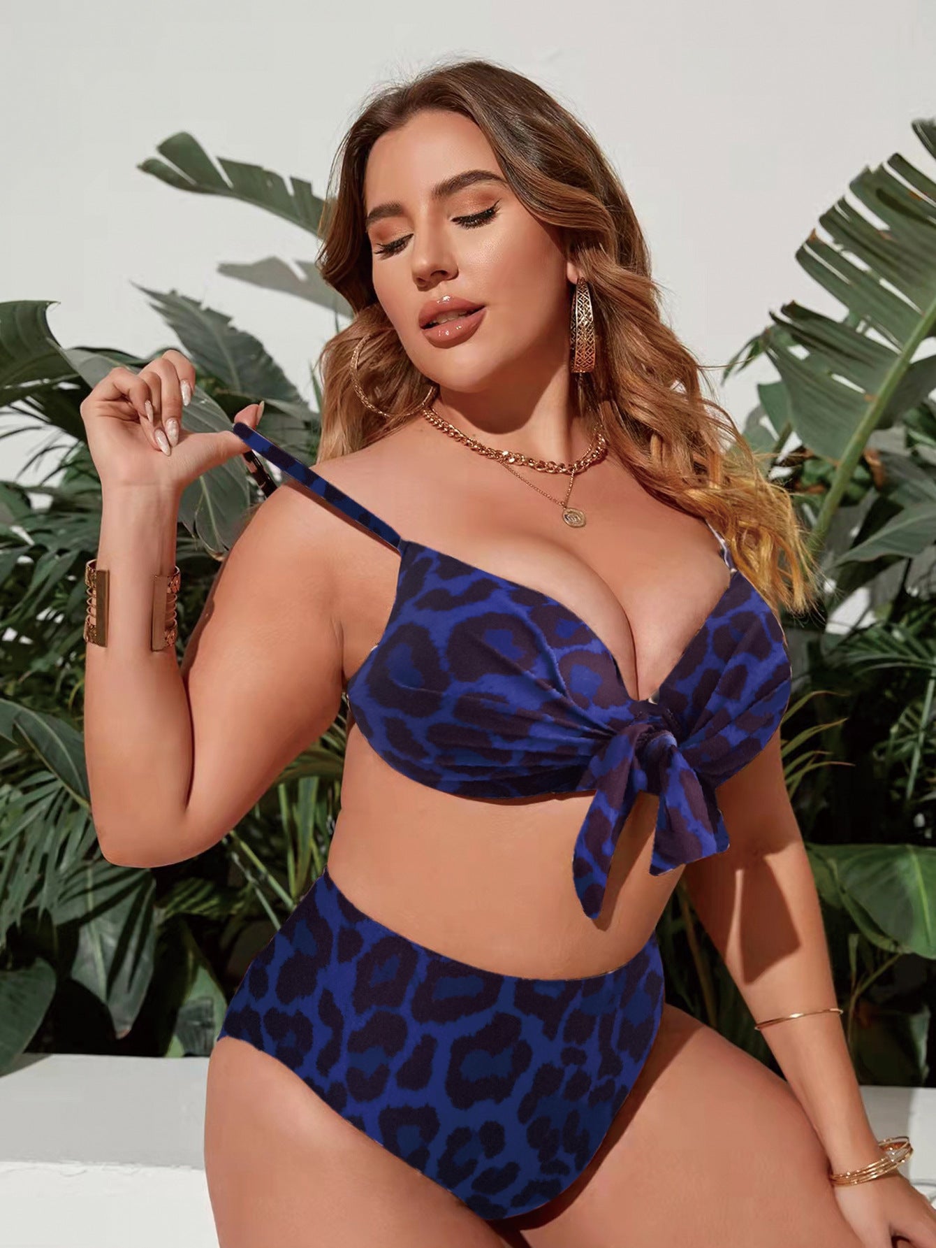 🩱 Maillot de Bain Multicolore – Coupe Moderne Grande Taille Femme | XL-Charmes