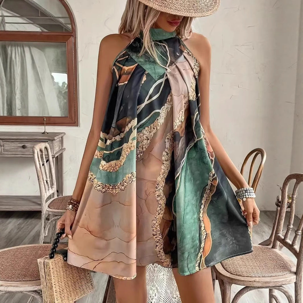 👗 Robe Rayée Femme – Mini Fourreau Sans Manches | XL-Charmes