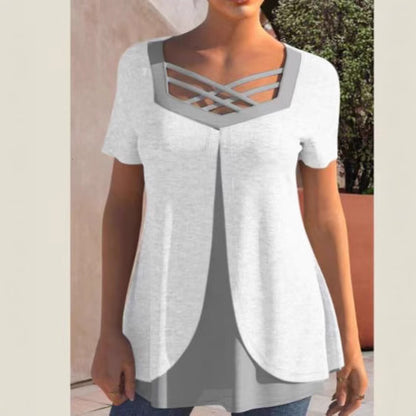 👚 T-shirt 3D Femme Grande Taille – Effet Couleur Changeante