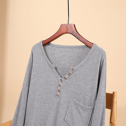 👚 Chemise Col V Femme Grande Taille – Début de Printemps | XL-Charmes