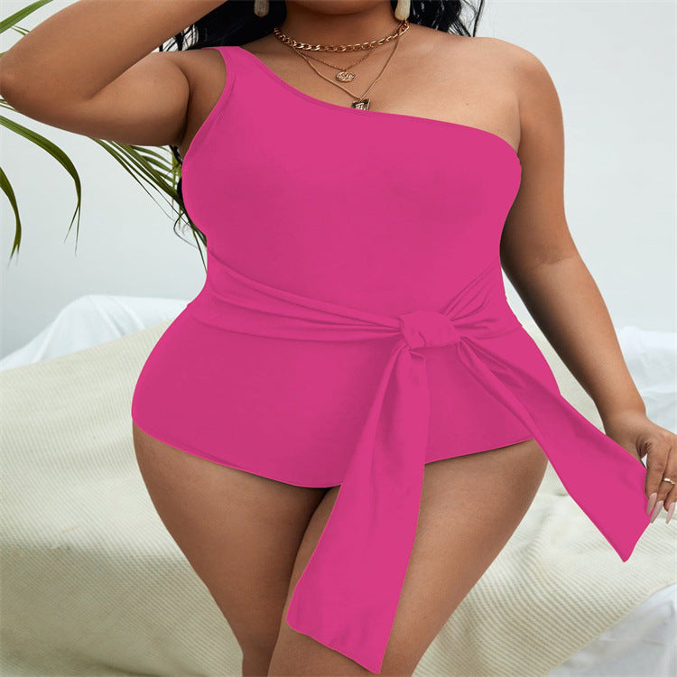 👙 Maillot Une Pièce Grande Taille Femme – Style Européen & Américain