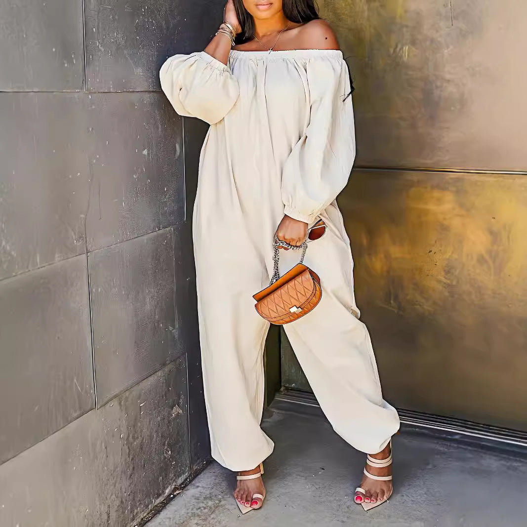 🌿 Combinaison Lin Femme – Élégante & Décontractée Style Européen | XL-Charmes