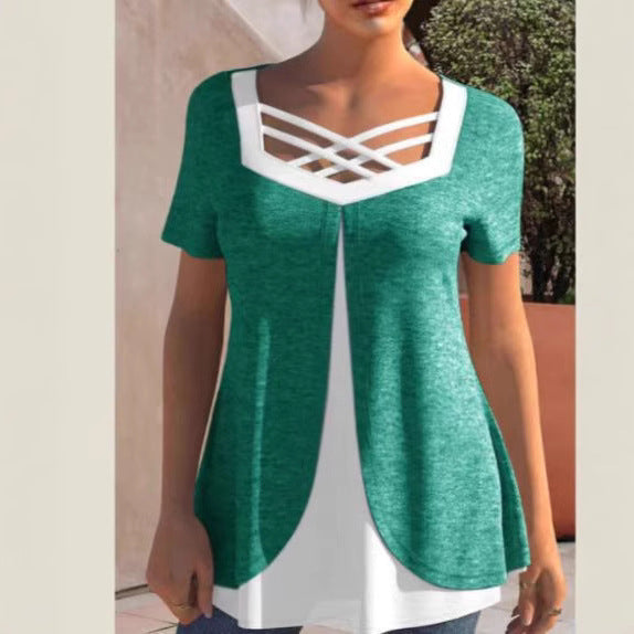 👚 T-shirt 3D Femme Grande Taille – Effet Couleur Changeante