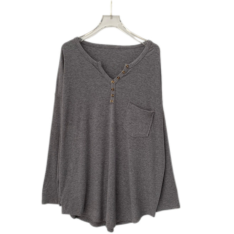 👚 Chemise Col V Femme Grande Taille – Début de Printemps | XL-Charmes