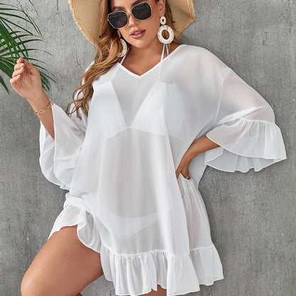 👗 Robe de Plage Femme – Protection Solaire & Transparente | XL-Charmes