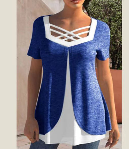 👚 T-shirt 3D Femme Grande Taille – Effet Couleur Changeante