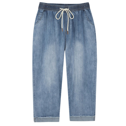 👖 Jean Ample Femme Grande Taille – Taille Élastique & Jambes Larges | XL-Charmes