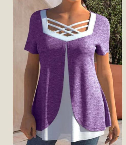 👚 T-shirt 3D Femme Grande Taille – Effet Couleur Changeante