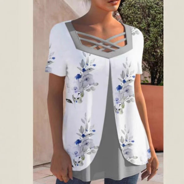 👚 T-shirt 3D Femme Grande Taille – Effet Couleur Changeante