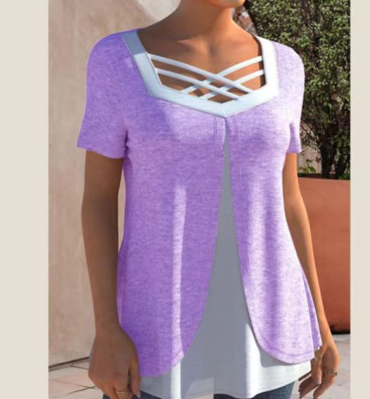 👚 T-shirt 3D Femme Grande Taille – Effet Couleur Changeante