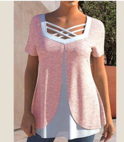 👚 T-shirt 3D Femme Grande Taille – Effet Couleur Changeante