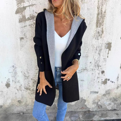 🧥 Veste Décontractée à Capuche Femme – Printemps & Été | XL-Charmes