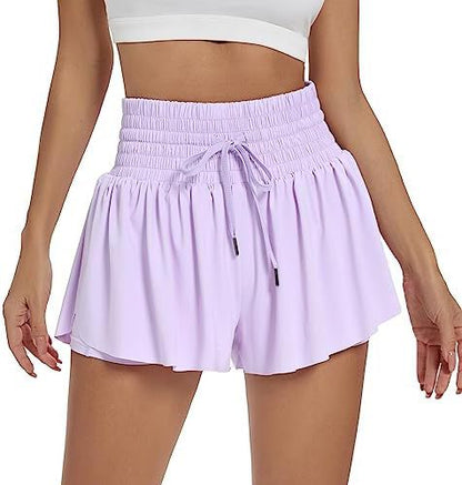 🩳 Short Sport Taille Haute Femme – Uni & Confort Estival | XL-Charmes
