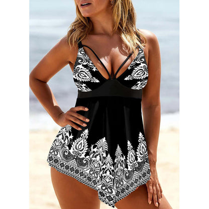 👙 Maillot 1 Pièce Femme – Grande Taille à Bretelles & Décolleté V