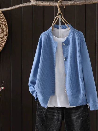 🧶 Cardigan Femme en Maille – Style Classique Automne | XL-Charmes