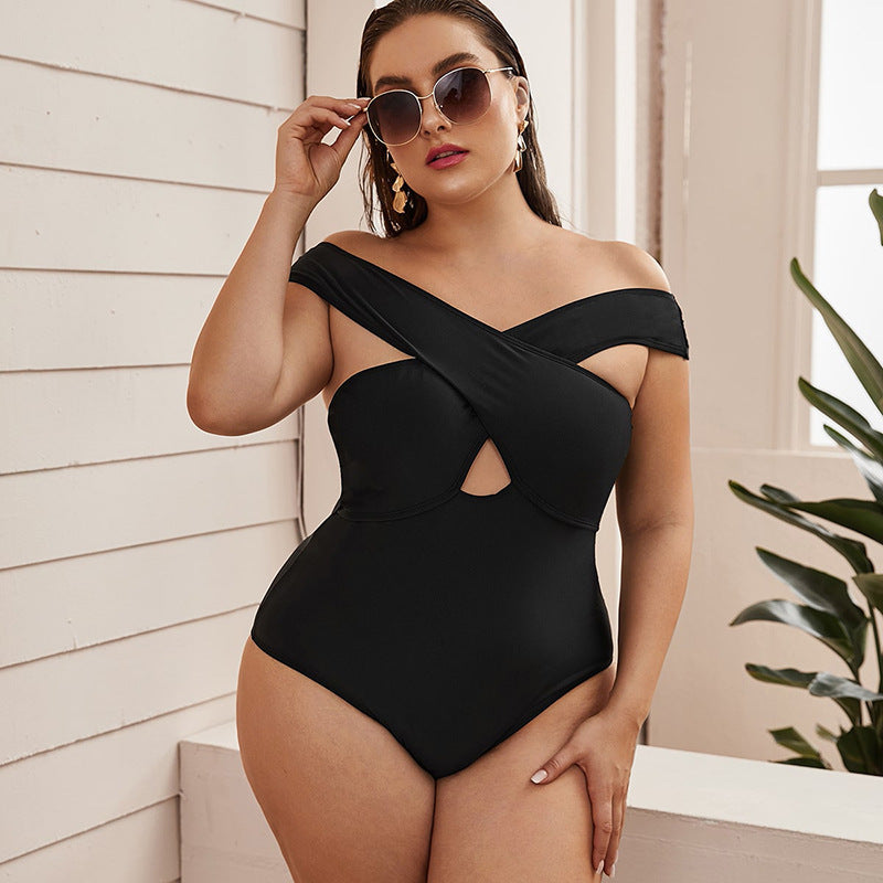 👙 Maillot Une Pièce Siamoïs – Grande Taille Femme Élégante | XL-Charmes