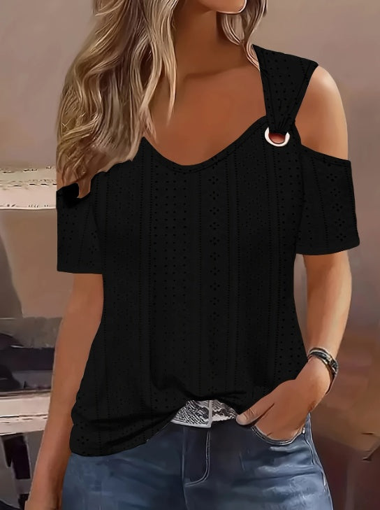 👕 T-shirt Classique Femme Manches Courtes – Toute Saison | XL-Charmes