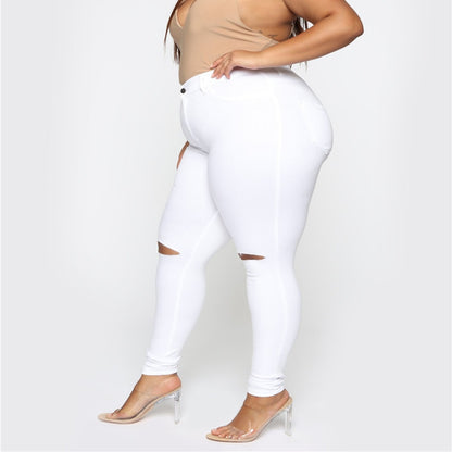 👖 Pantalon grande taille femme – Uni, moderne & confortable | XL-Charmes