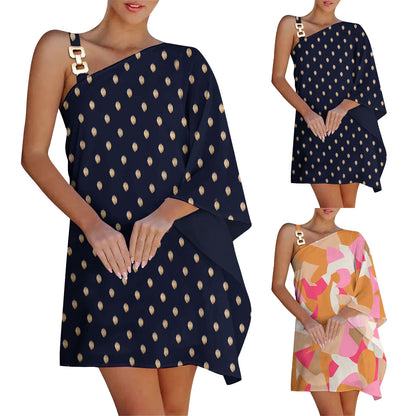 👗 Robe Femme – Bretelles Chaîne & Épaules Dévoilées | XL-Charmes