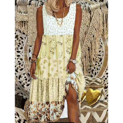 🌸 Robe Bohème Longue Été Femme | Grande Taille | Flottez avec Élégance | XL-Charmes