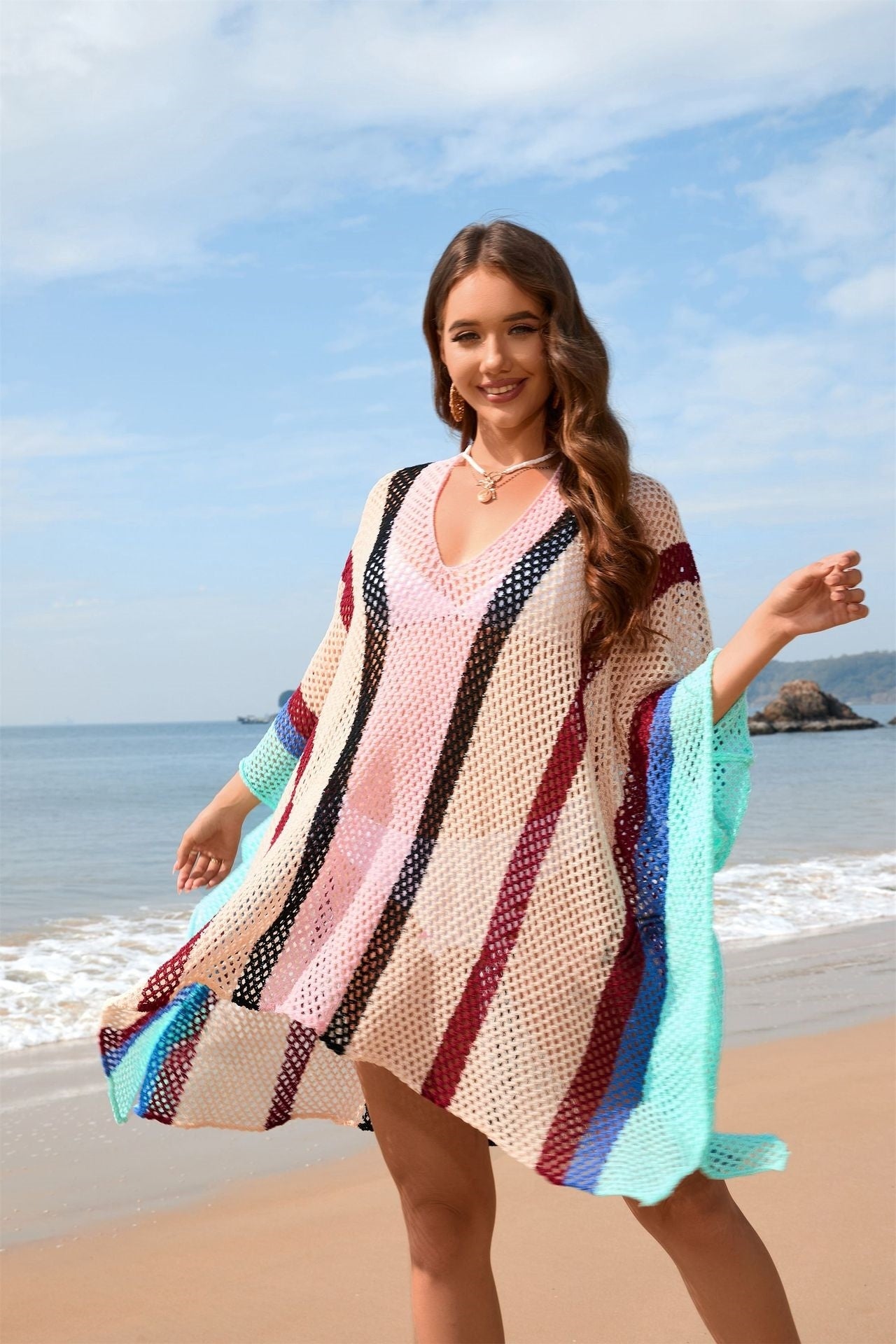 👚 Chemisier Bikini Ample – Grande Taille Femme | XL-Charmes