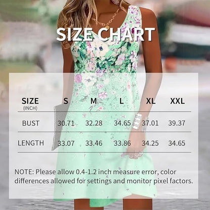 🌸 Robe Bohème Été Femme | Imprimé Floral | Décontractée | XL-Charmes