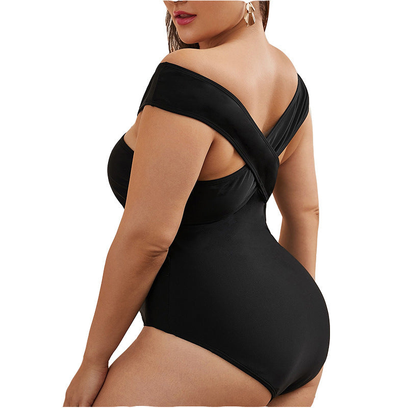 👙 Maillot Une Pièce Siamoïs – Grande Taille Femme Élégante | XL-Charmes