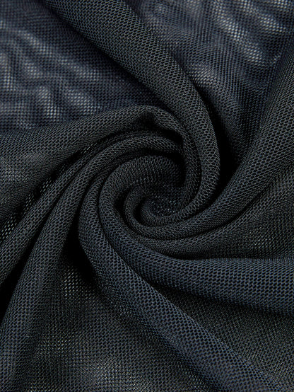 🏖️ Jupe de Plage Fendue en Maille – Femme Grande Taille Respirante