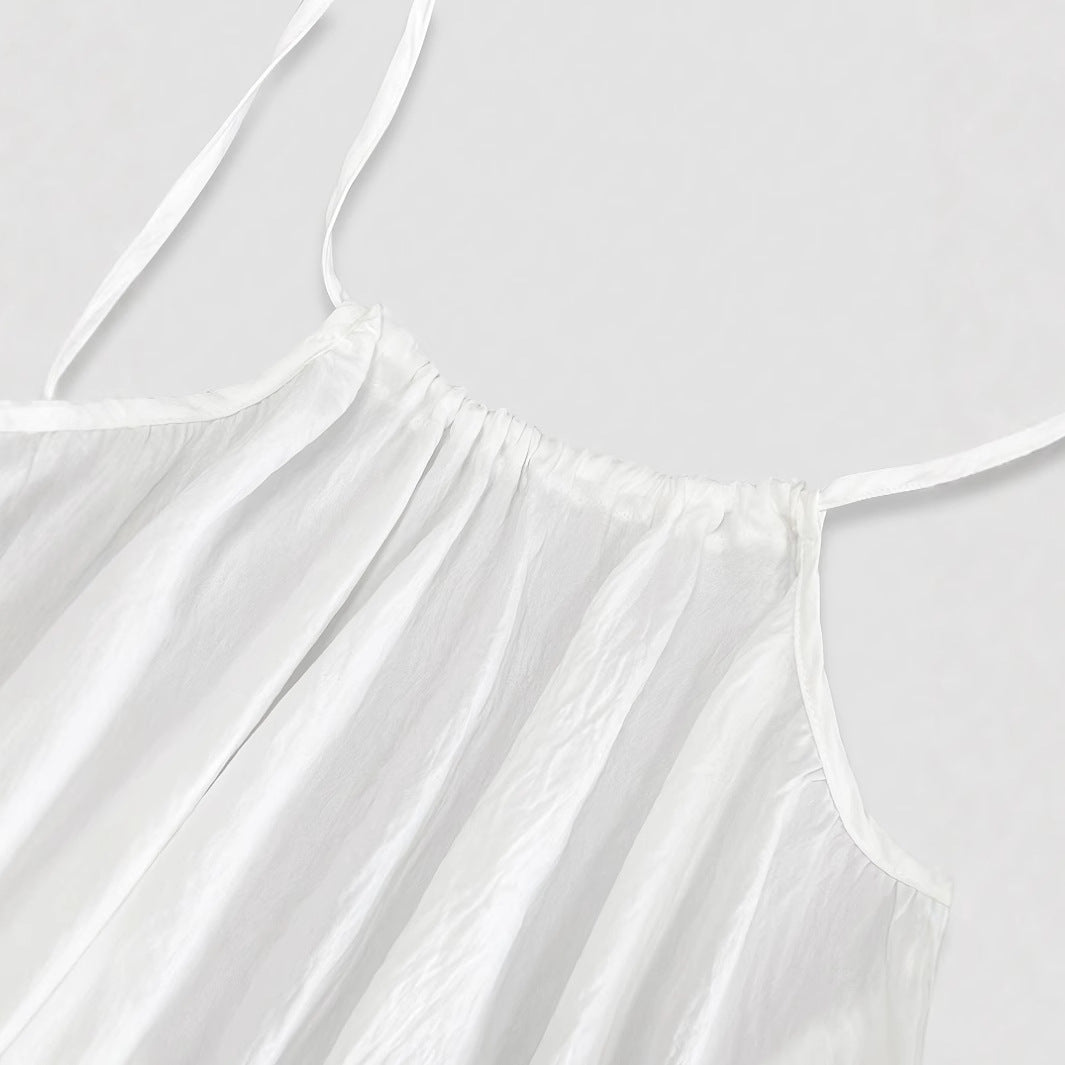 Robe Longue Femme Ample Bretelles Élégante – Confort Maison | XL-Charmes