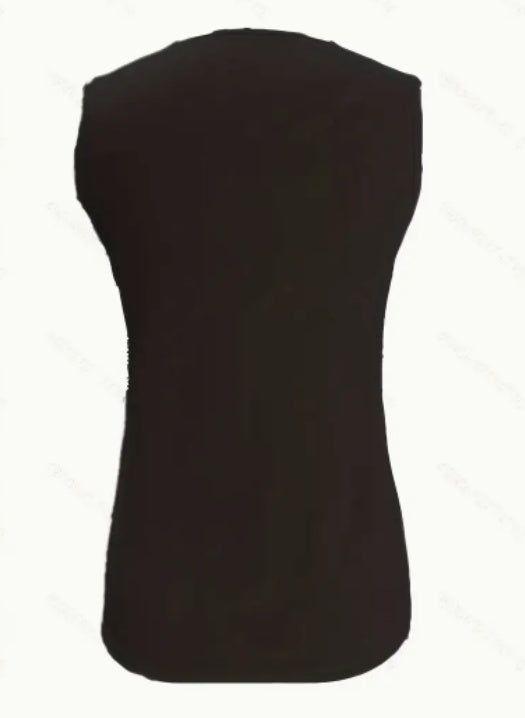 🌞 Débardeur Été Femme Uni – Col Ras du Cou | XL-Charmes