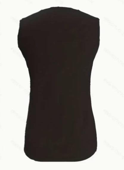 🌞 Débardeur Été Femme Uni – Col Ras du Cou | XL-Charmes